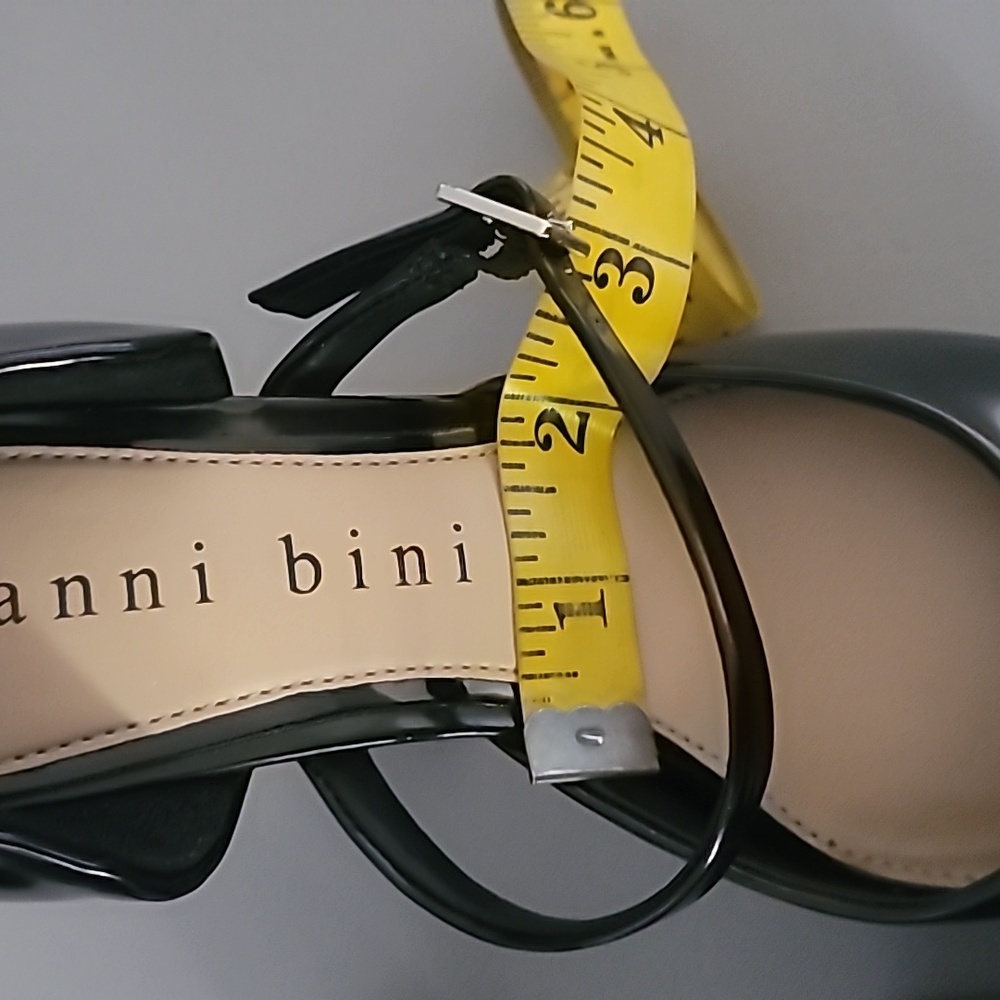 Gianni Bini Quincy Mary Jane Black Platform Pumps Heels Size 7.5M - Picture 11 of 14
